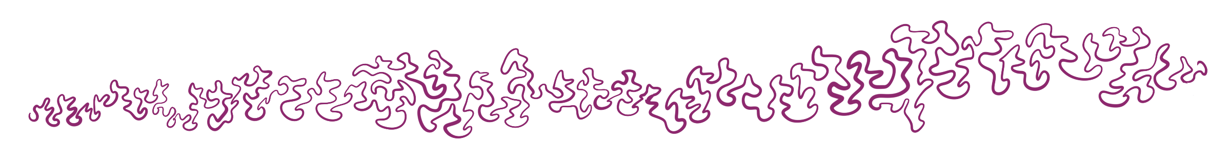 a hand-drawn squiggly doodle used as a section divider.