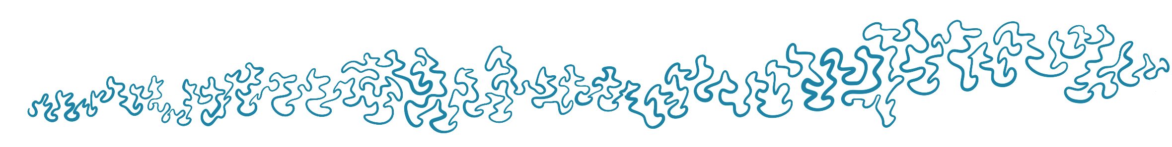 a hand-drawn squiggly doodle used as a section divider.